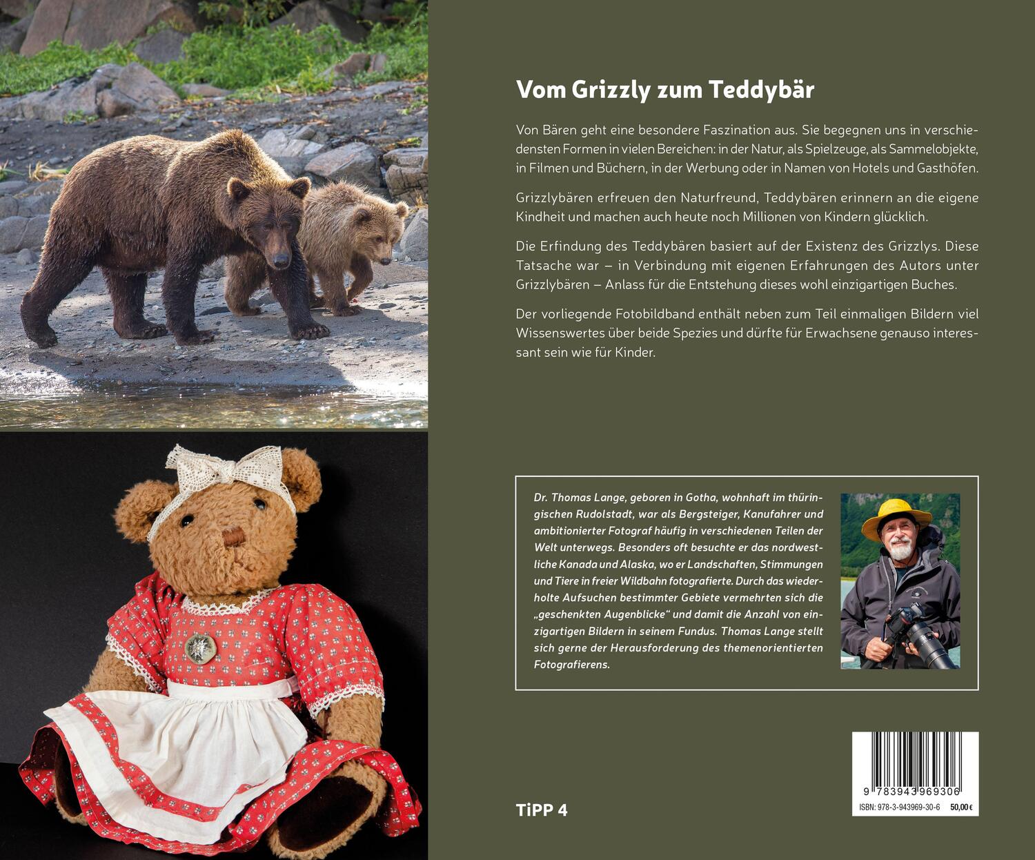 Rückseite: 9783943969306 | Vom Grizzly zum Teddybär | bärenstark und bärenlieb | Thomas Lange