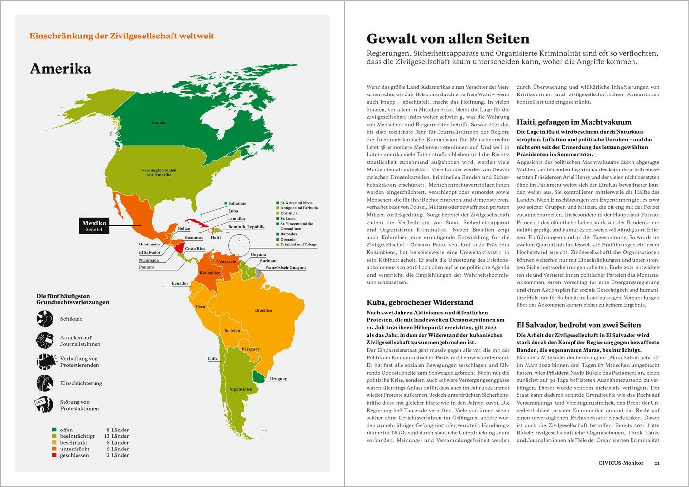 Bild: 9783987260179 | Atlas der Zivilgesellschaft 2023: Gefährlicher Beistand | Welt | Buch