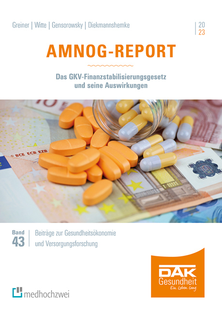 Cover: 9783862169849 | AMNOG-Report 2023 | Wolfgang Greiner (u. a.) | Taschenbuch | XXI