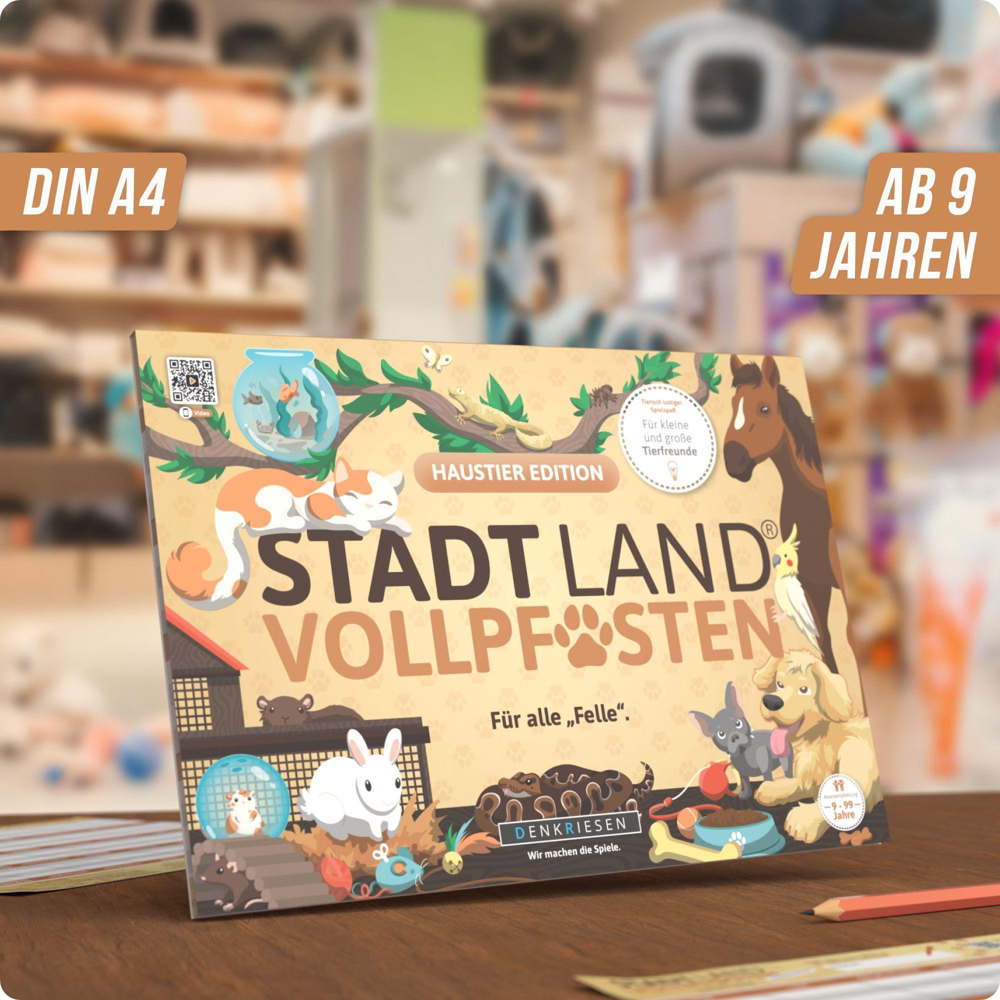 Bild: 4260528095278 | STADT LAND VOLLPFOSTEN® - HAUSTIER EDITION - "Für alle "Felle"." - A4