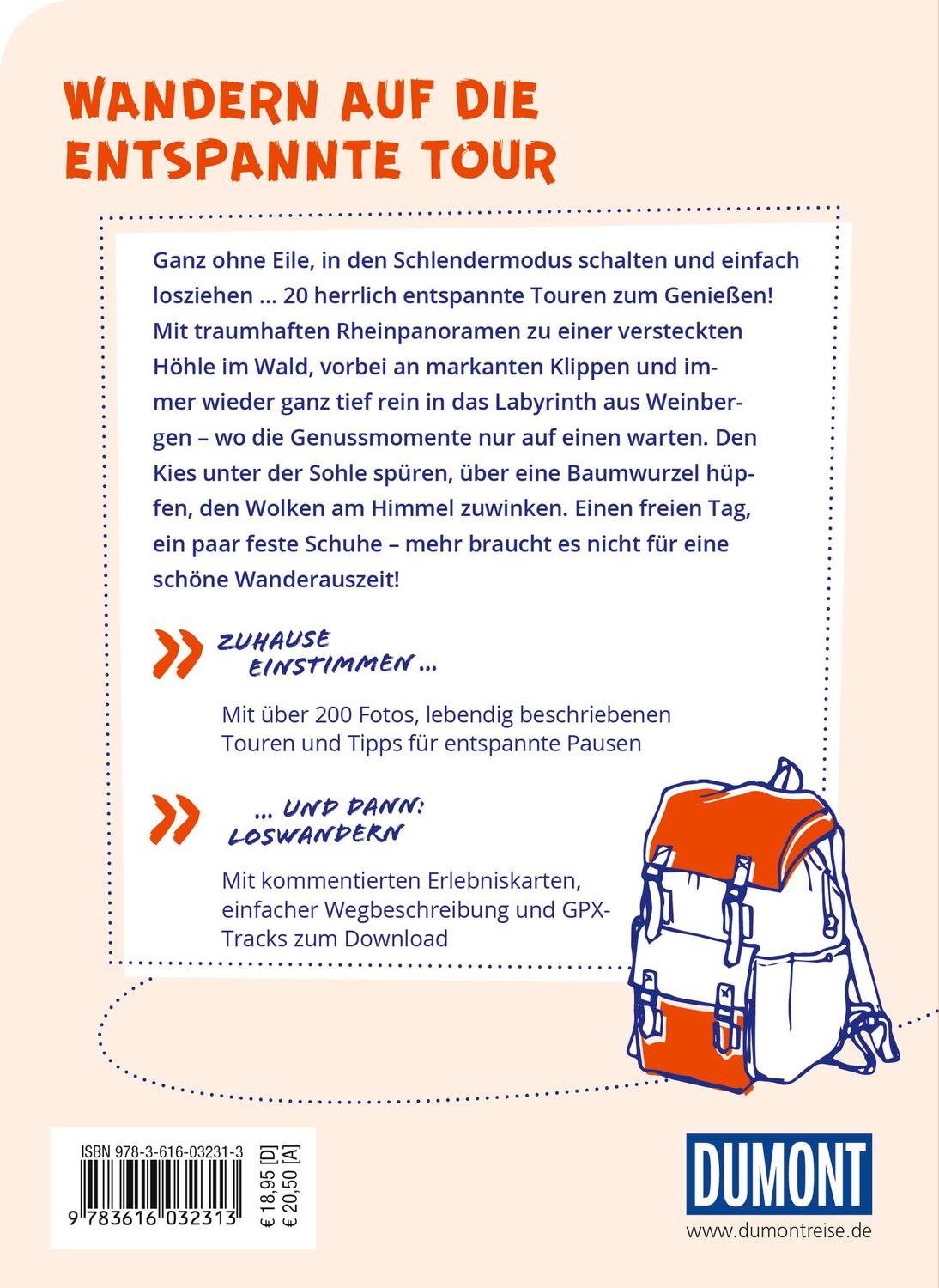 Rückseite: 9783616032313 | DuMont Wanderzeit in Rheingau &amp; Taunus | Sandra Kathe | Taschenbuch