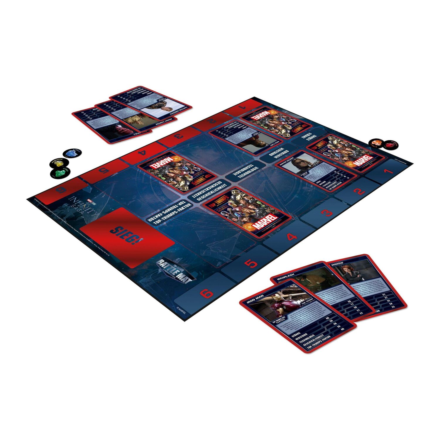 Bild: 4035576048978 | Top Trumps Battle Mat Marvel | Stück | Deutsch | 2023 | Winning Moves