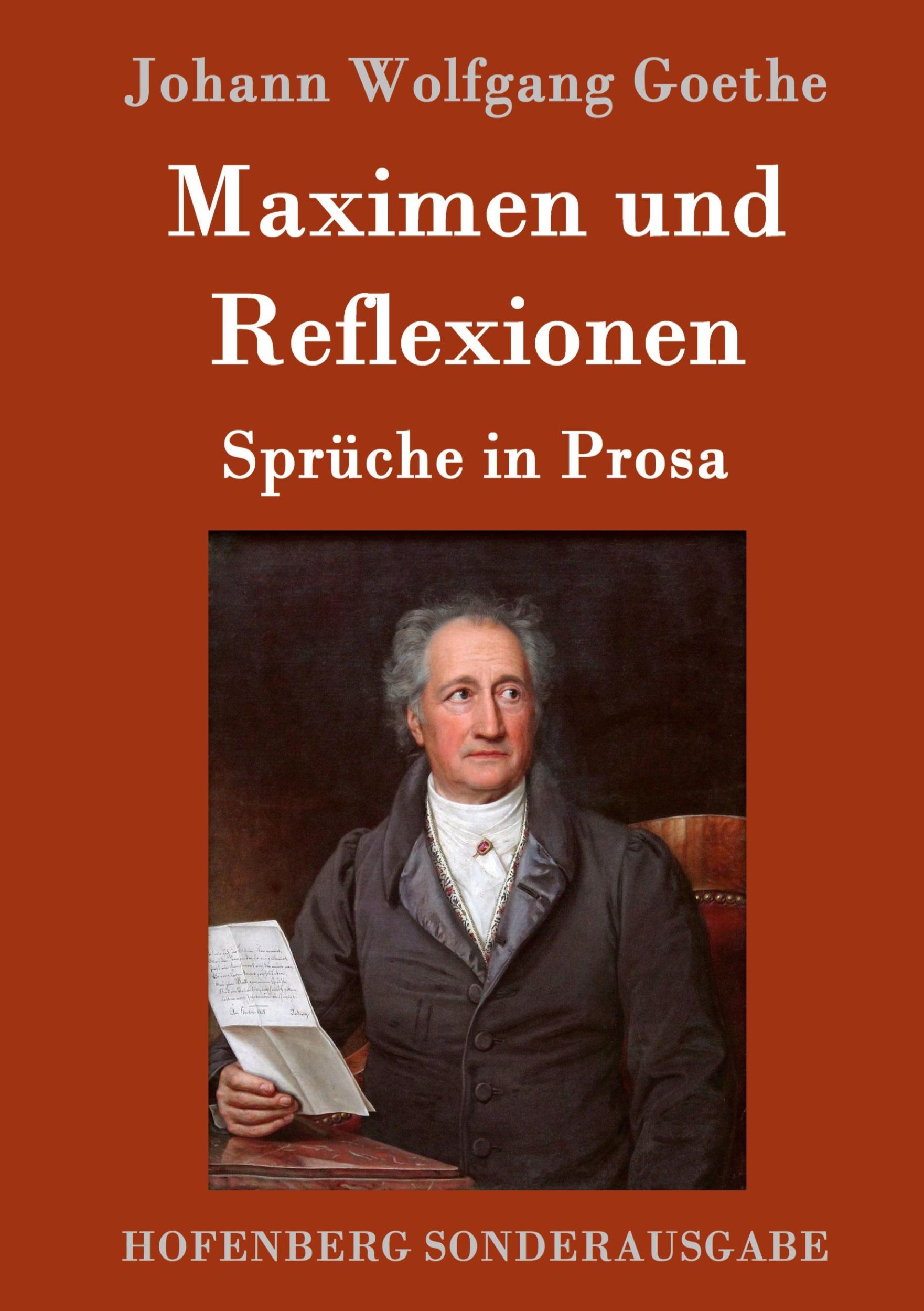 Cover: 9783843017749 | Maximen und Reflexionen | Sprüche in Prosa | Johann Wolfgang Goethe