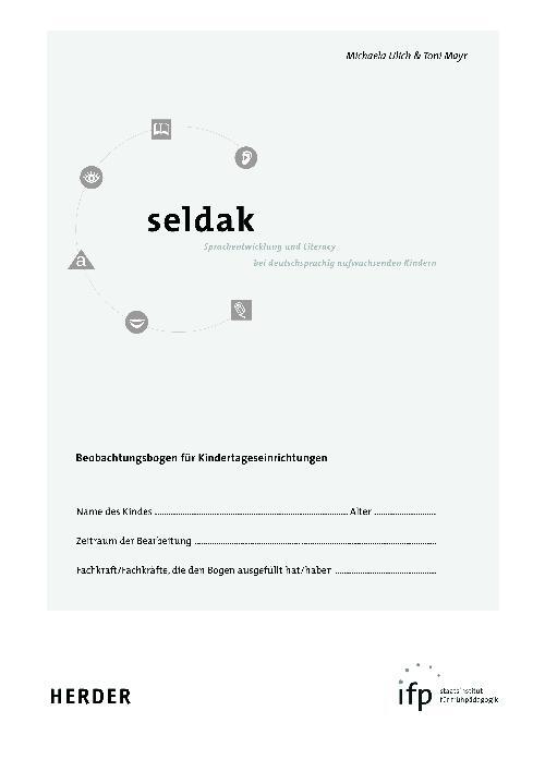 Cover: 9783451290213 | Seldak - Sprachentwicklung + Literacy bei deutschsprachig...