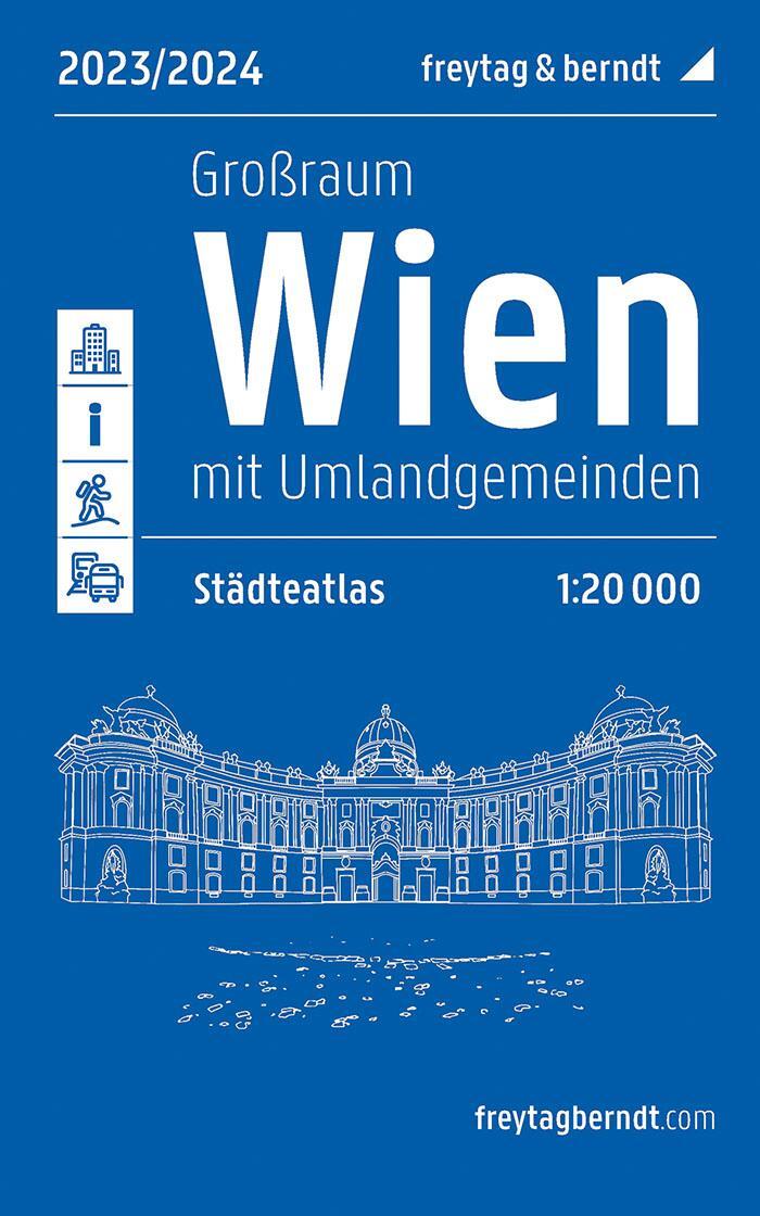 Cover: 9783707921946 | Wien Großraum, Städteatlas 1:20.000, 2023/2024, freytag & berndt