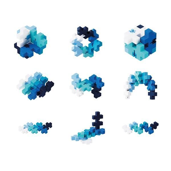 Bild: 5710409201803 | Plus-Plus Hexel Flex Bausteine, blau | Stück | 9603486 | 2024