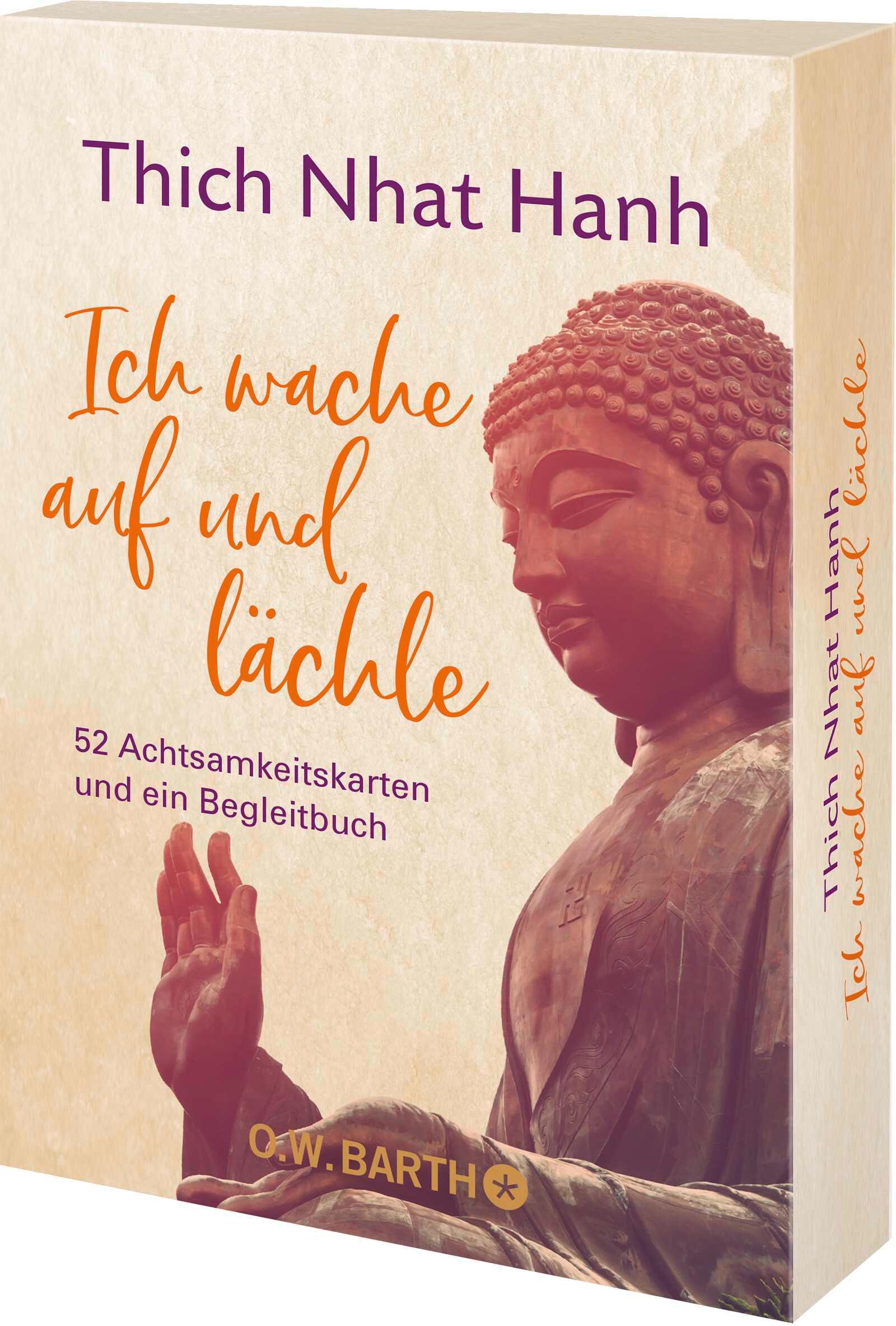 Cover: 9783426293010 | Ich wache auf und lächle | 52 Achtsamkeitskarten und ein Begleitbuch