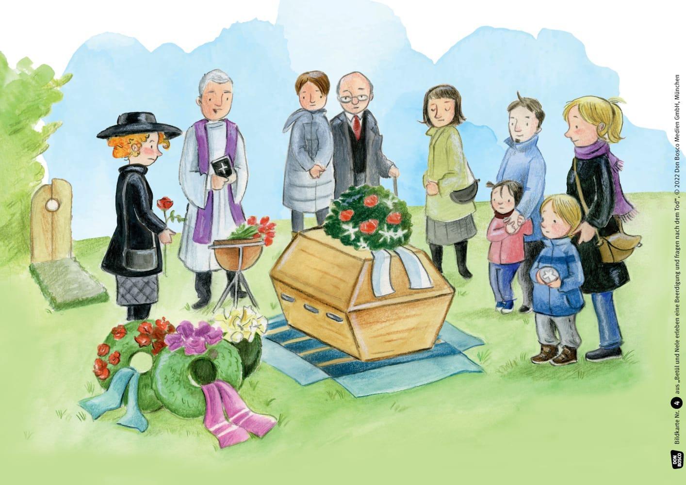 Bild: 4260694920503 | Betül und Nele erleben eine Beerdigung und fragen nach dem Tod....