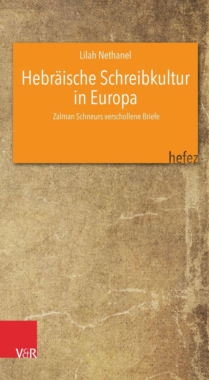 Cover: 9783525336120 | Hebräische Schreibkultur in Europa | Lilah Nethanel | Taschenbuch