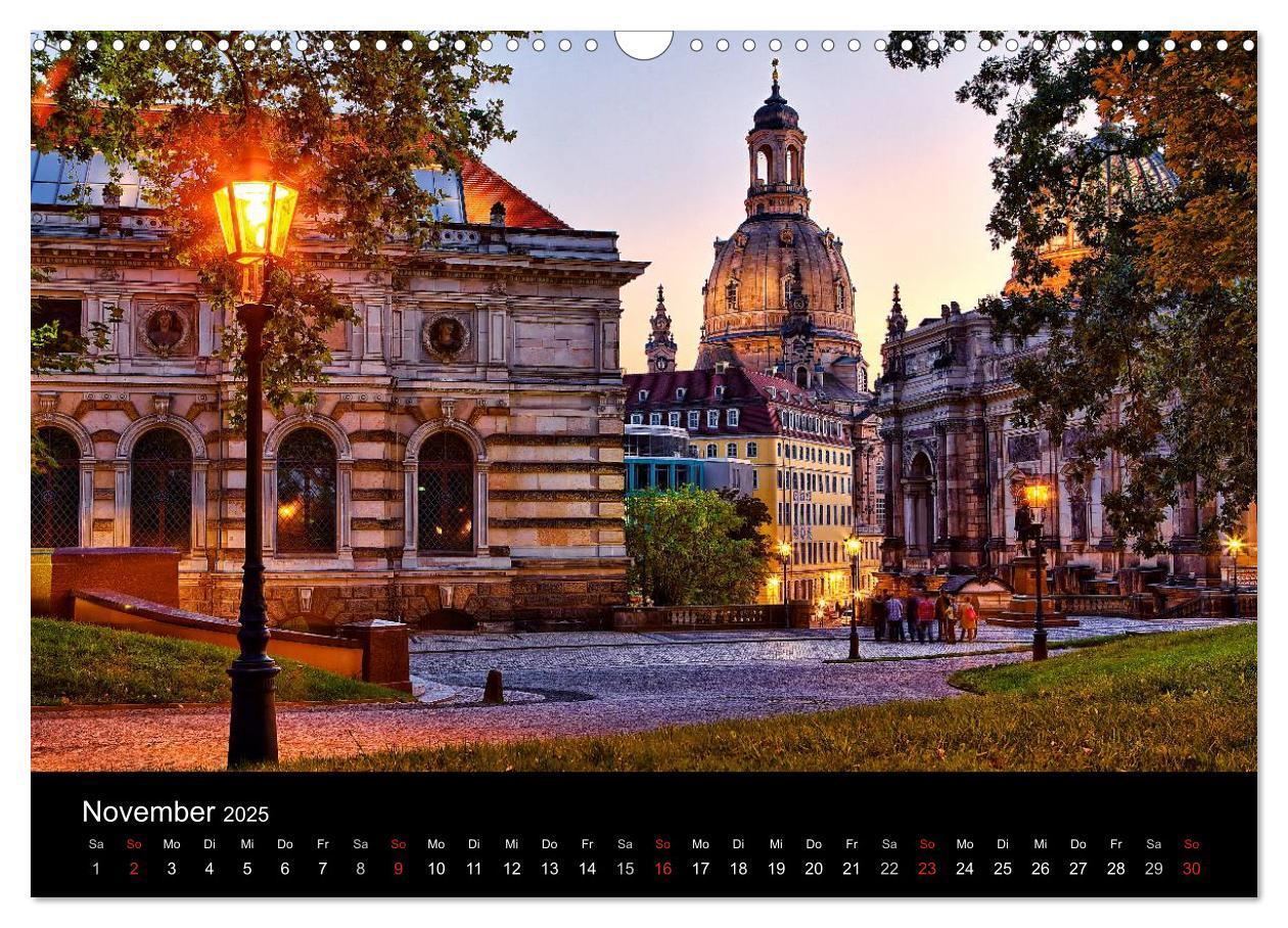 Bild: 9783435280452 | Dresden 2025 (Wandkalender 2025 DIN A3 quer), CALVENDO Monatskalender