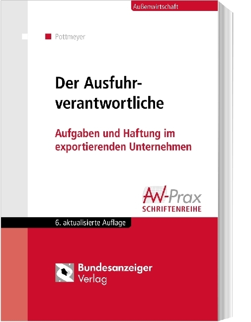 Cover: 9783846209752 | Der Ausfuhrverantwortliche | Klaus Pottmeyer | Taschenbuch | 2018