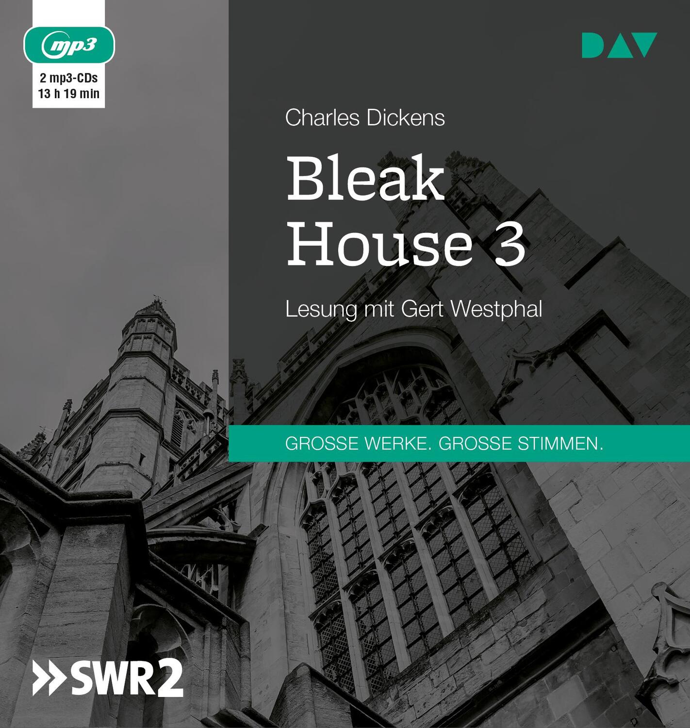 Cover: 9783742406835 | Bleak House 3 | Lesung mit Gert Westphal (2 mp3-CDs) | Charles Dickens