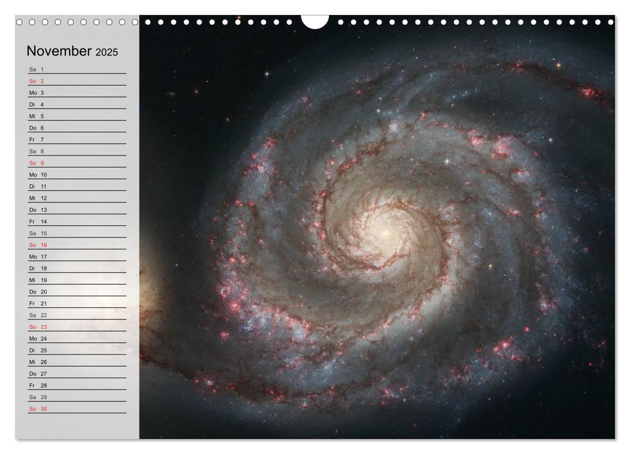 Bild: 9783435530106 | Universum. Farbenpracht der Gasnebel (Wandkalender 2025 DIN A3...