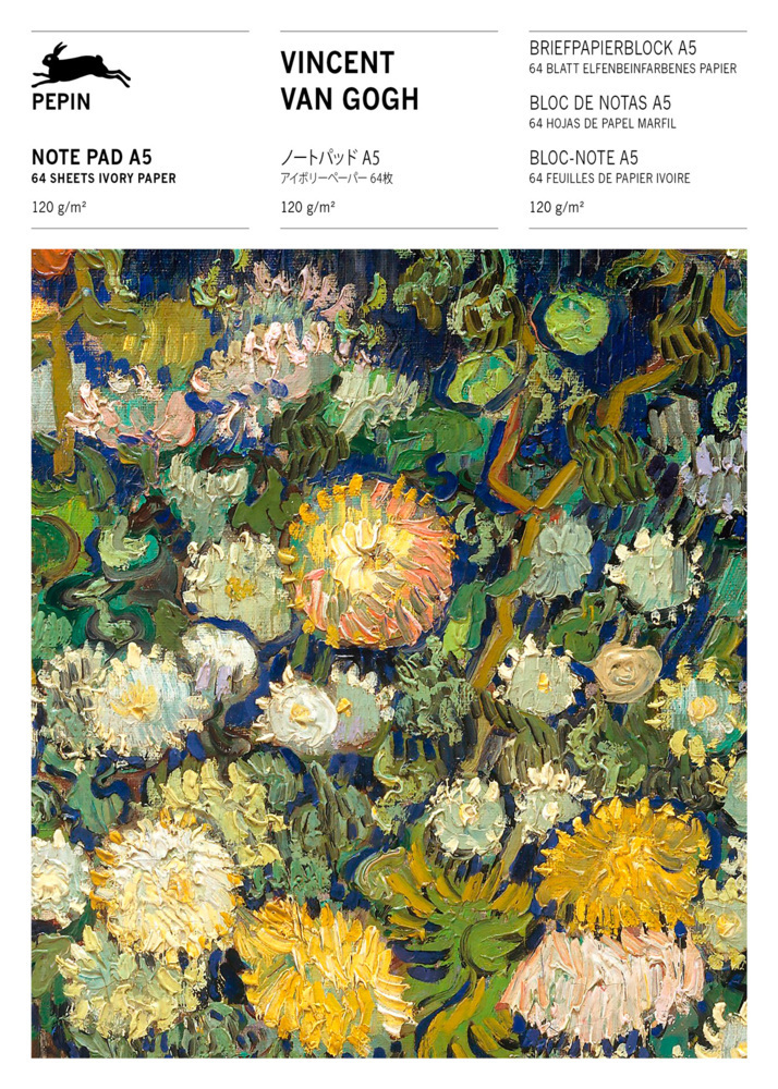 Cover: 9789460093395 | Vincent van Gogh | Writing Paper & Note Pad A5 | Pepin van Roojen