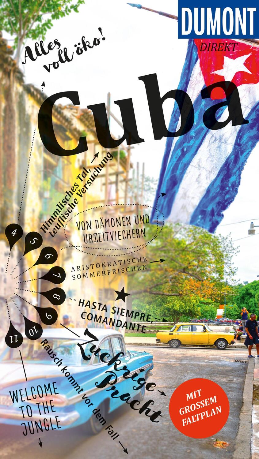 Cover: 9783770183210 | DuMont direkt Reiseführer Cuba | Mit großem Faltplan 1:1200000 | Buch