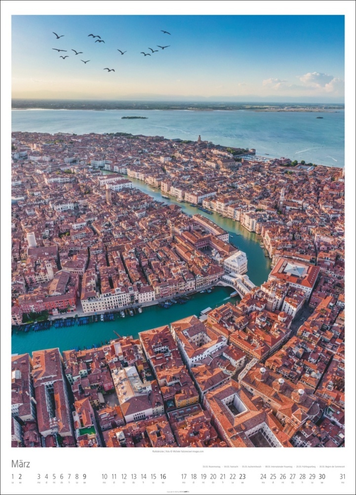 Bild: 9783839900079 | Venezia Kalender 2025 - La Serenissima | Kalender | Spiralbindung