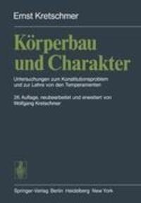 Cover: 9783540082132 | Körperbau und Charakter | Ernst Kretschmer | Taschenbuch | Paperback