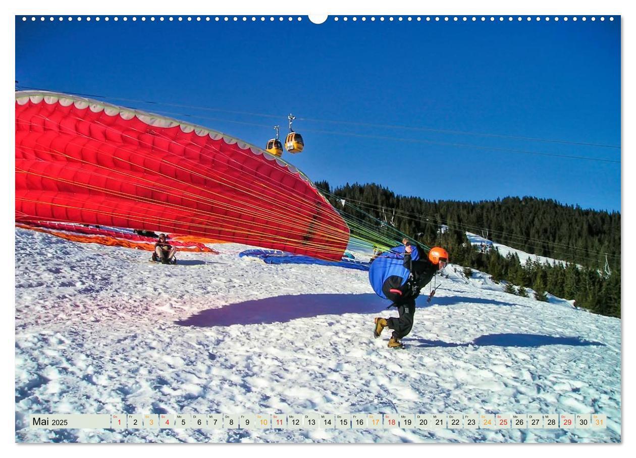 Bild: 9783435478934 | Freiheit und Abenteuer - Paragliding (Wandkalender 2025 DIN A2...