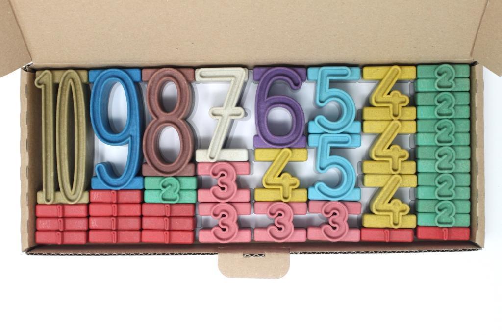 Bild: 4260414067631 | Stapelzahlen 100er Zahlenraum in Montessori-Farben | Stück | Deutsch