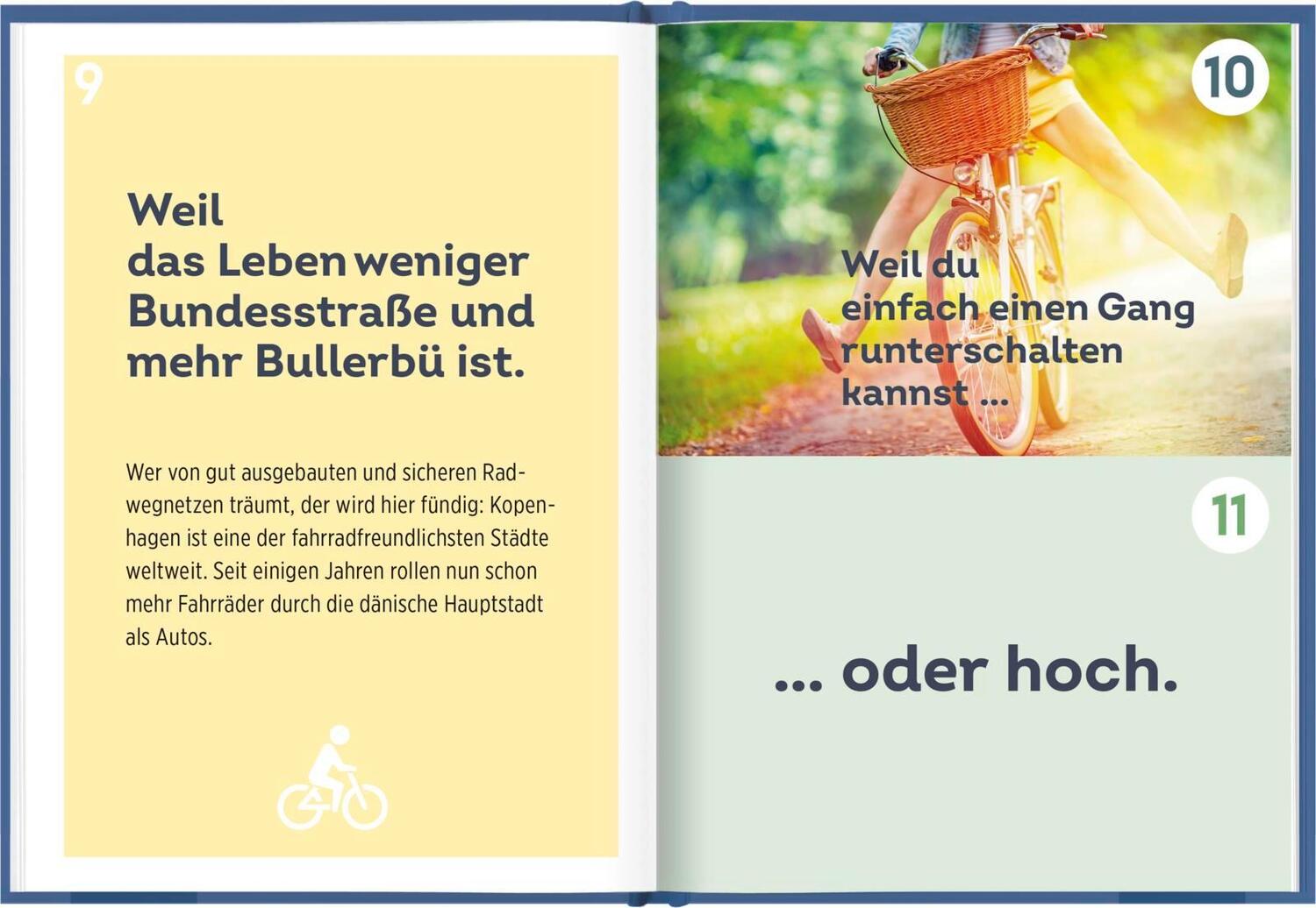 Bild: 9783848501168 | 100 Gründe, warum Fahrradfahrer glücklicher sind | Groh Verlag | Buch