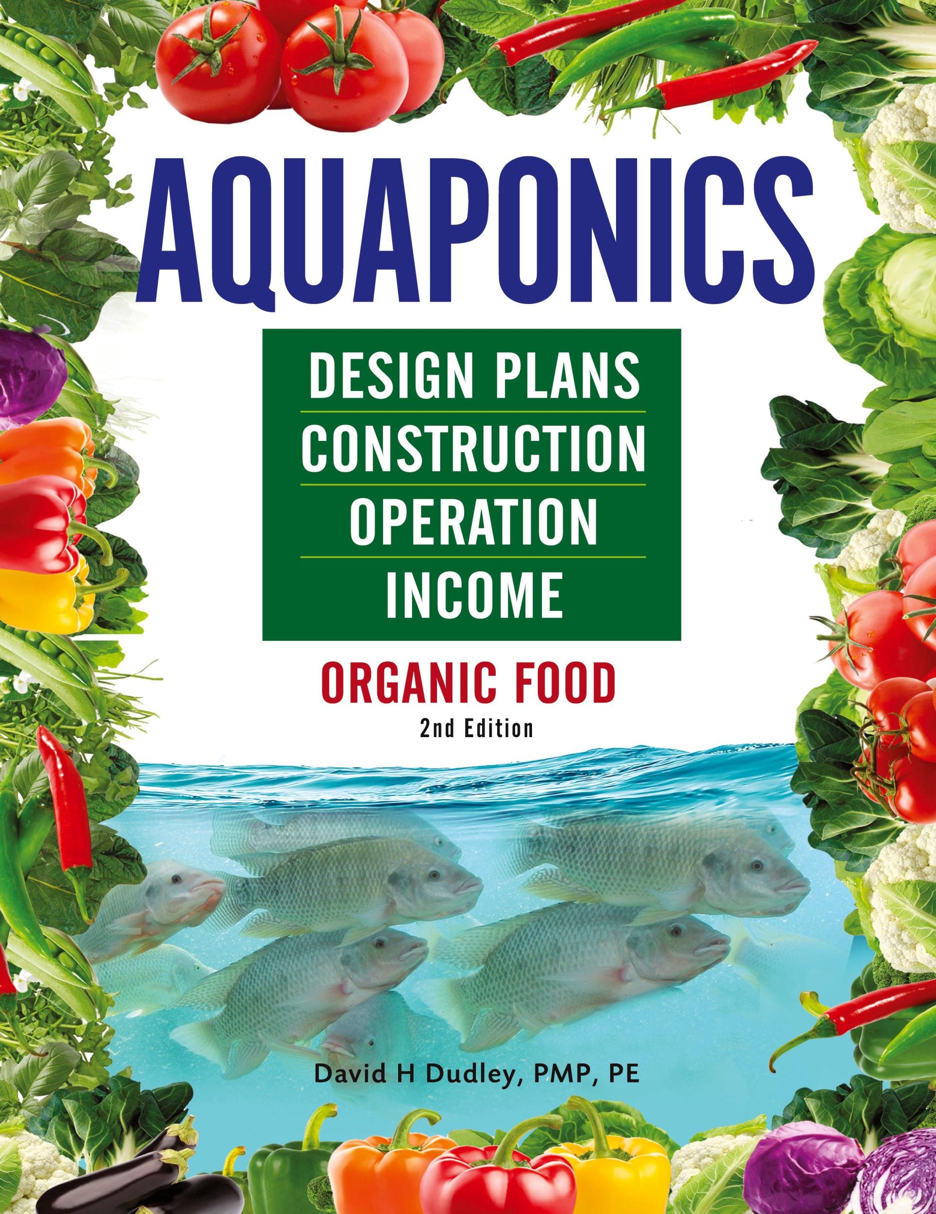 Cover: 9781684890361 | Aquaponics Design Plans, Construction, Operation, and Income | Dudley