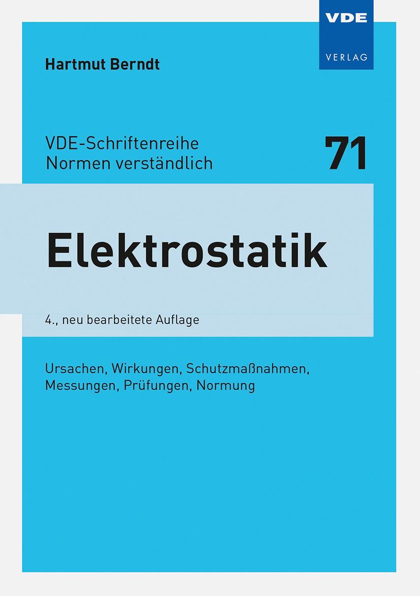 Bild: 9783800736195 | Elektrostatik | Hartmut Berndt | Taschenbuch | 376 S. | Deutsch | 2017