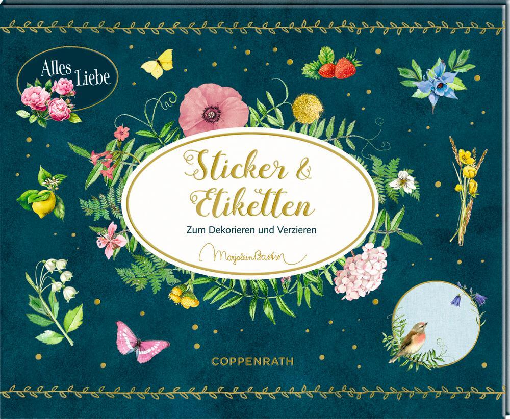 Cover: 4050003722917 | Stickerbuch - Zeitlos schön - Sticker und Etiketten (Marjolein Bastin)
