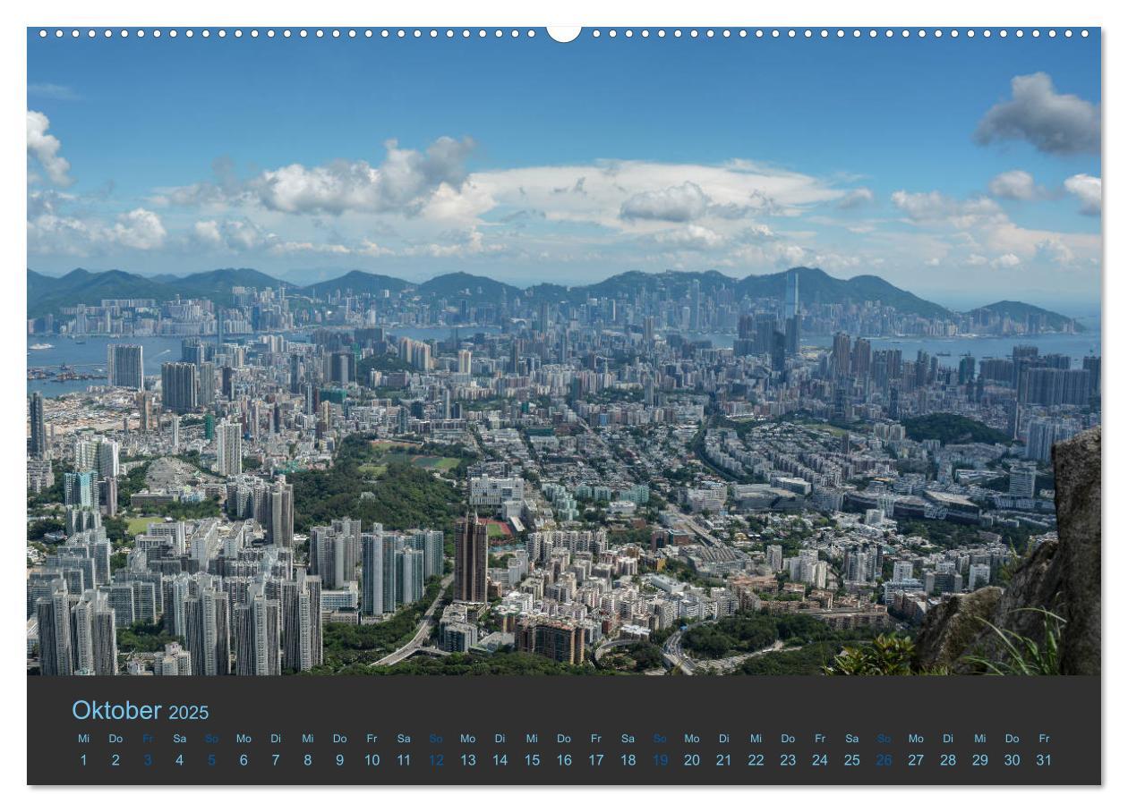 Bild: 9783435377459 | Hong Kong - Skylines (hochwertiger Premium Wandkalender 2025 DIN A2...