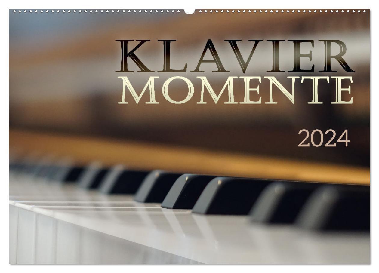 Cover: 9783675708365 | Klavier Momente (Wandkalender 2024 DIN A2 quer), CALVENDO...
