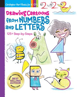 Cover: 9781684620159 | Drawing Cartoons from Numbers and Letters | 125+ Step-By-Steps | Hart