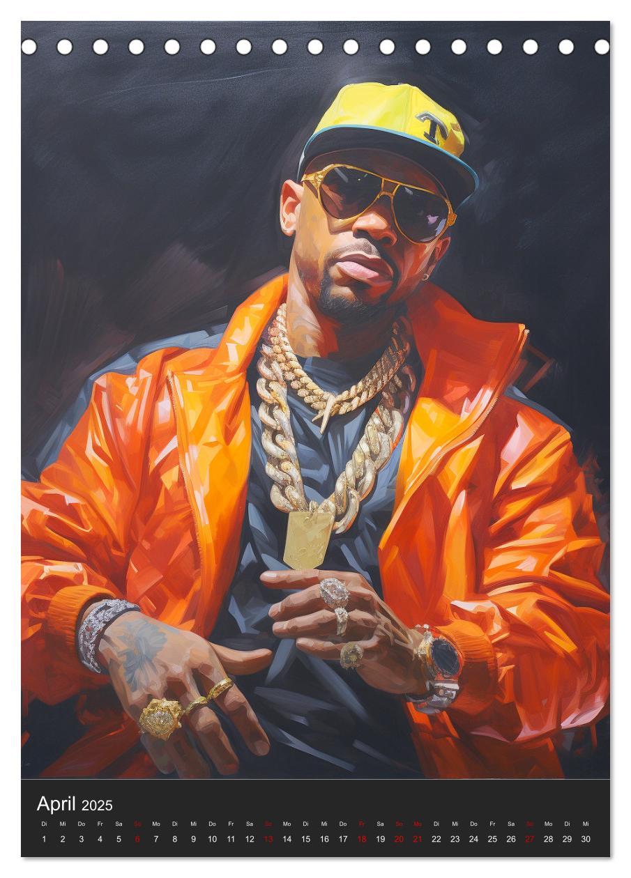 Bild: 9783435864898 | Rap Kings. Paintings im Streetwear-Charme (Tischkalender 2025 DIN...