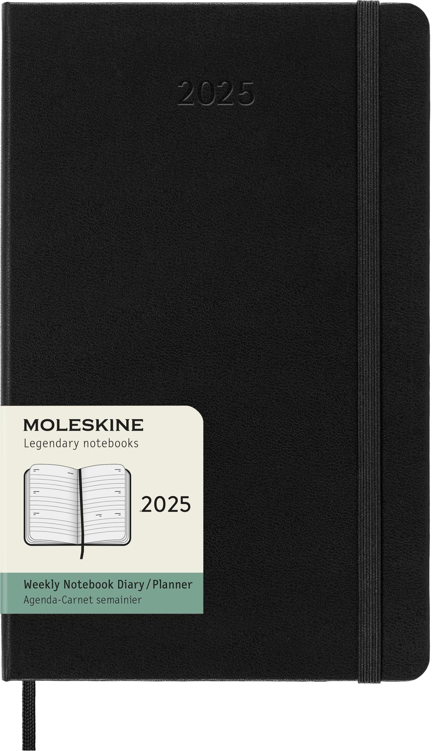 Cover: 8056999270445 | Moleskine Classic 12 Month 2025 Weekly Horizontal Planner, Hard...