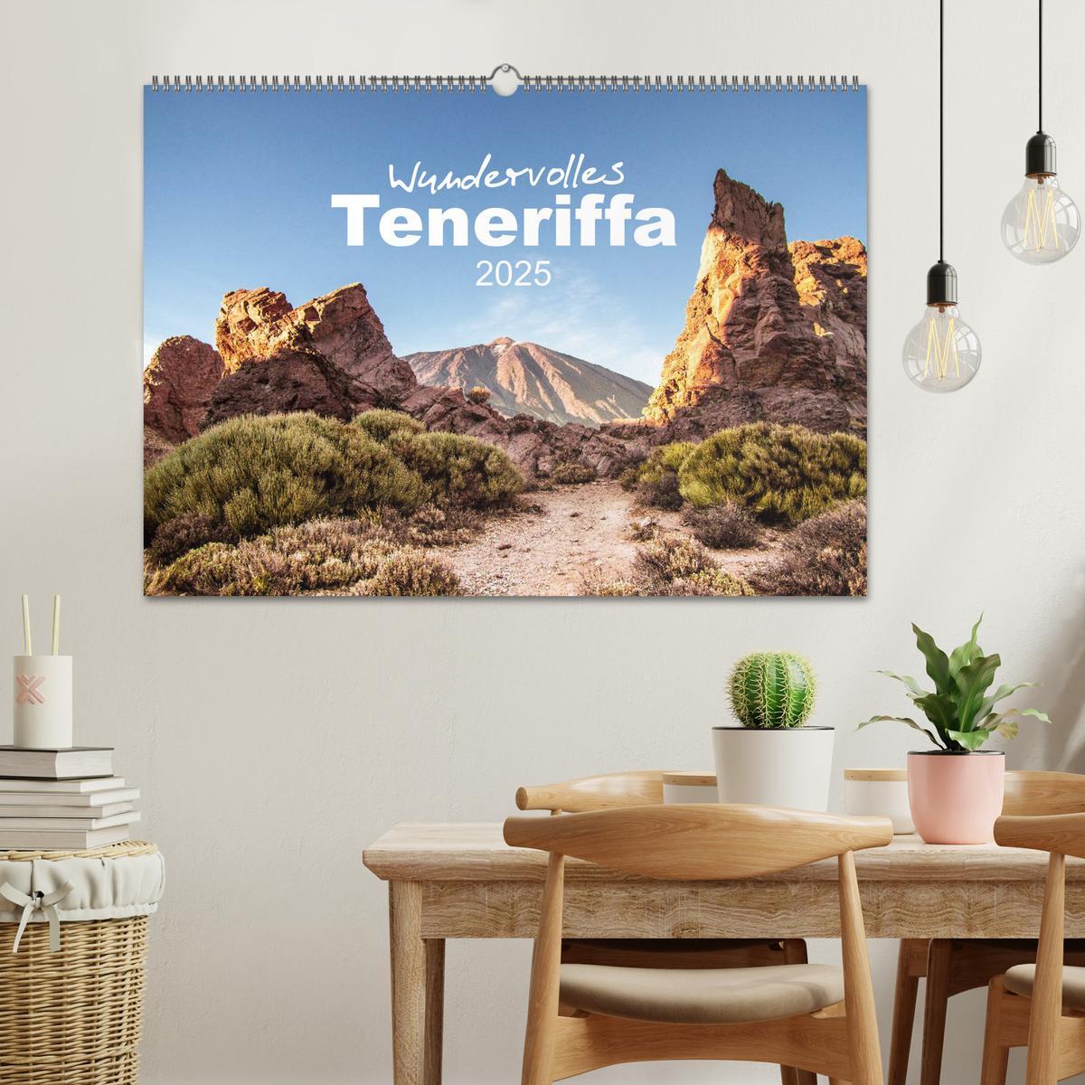 Bild: 9783435146208 | Wundervolles Teneriffa (Wandkalender 2025 DIN A2 quer), CALVENDO...