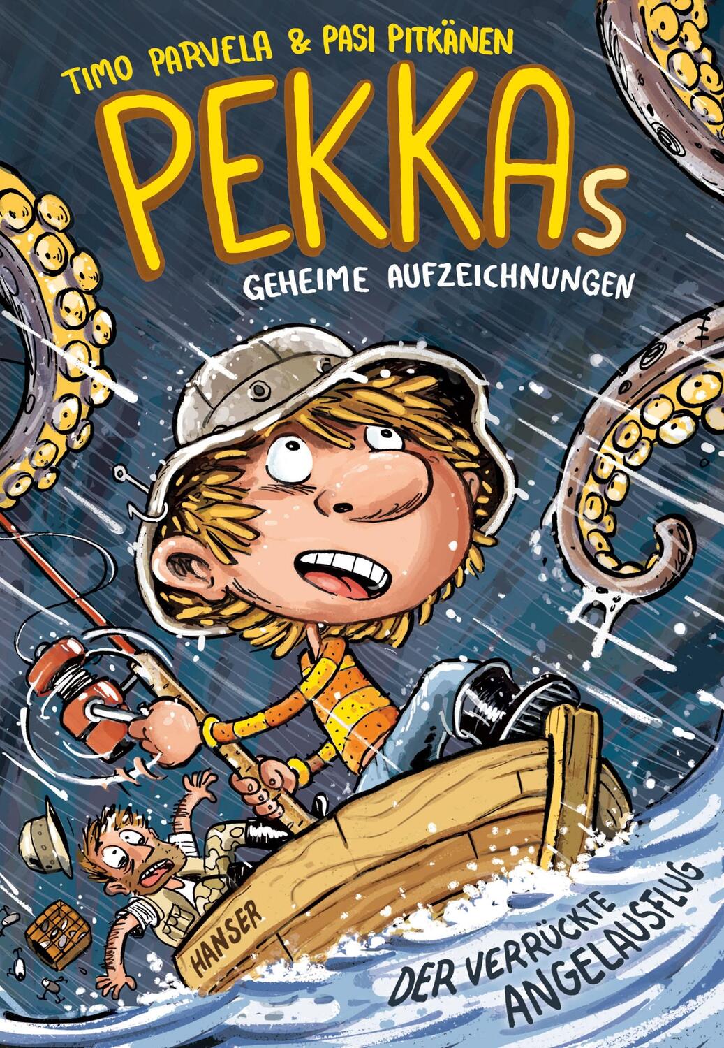 Cover: 9783446254862 | Pekkas geheime Aufzeichnungen - Der verrückte Angelausflug | Parvela