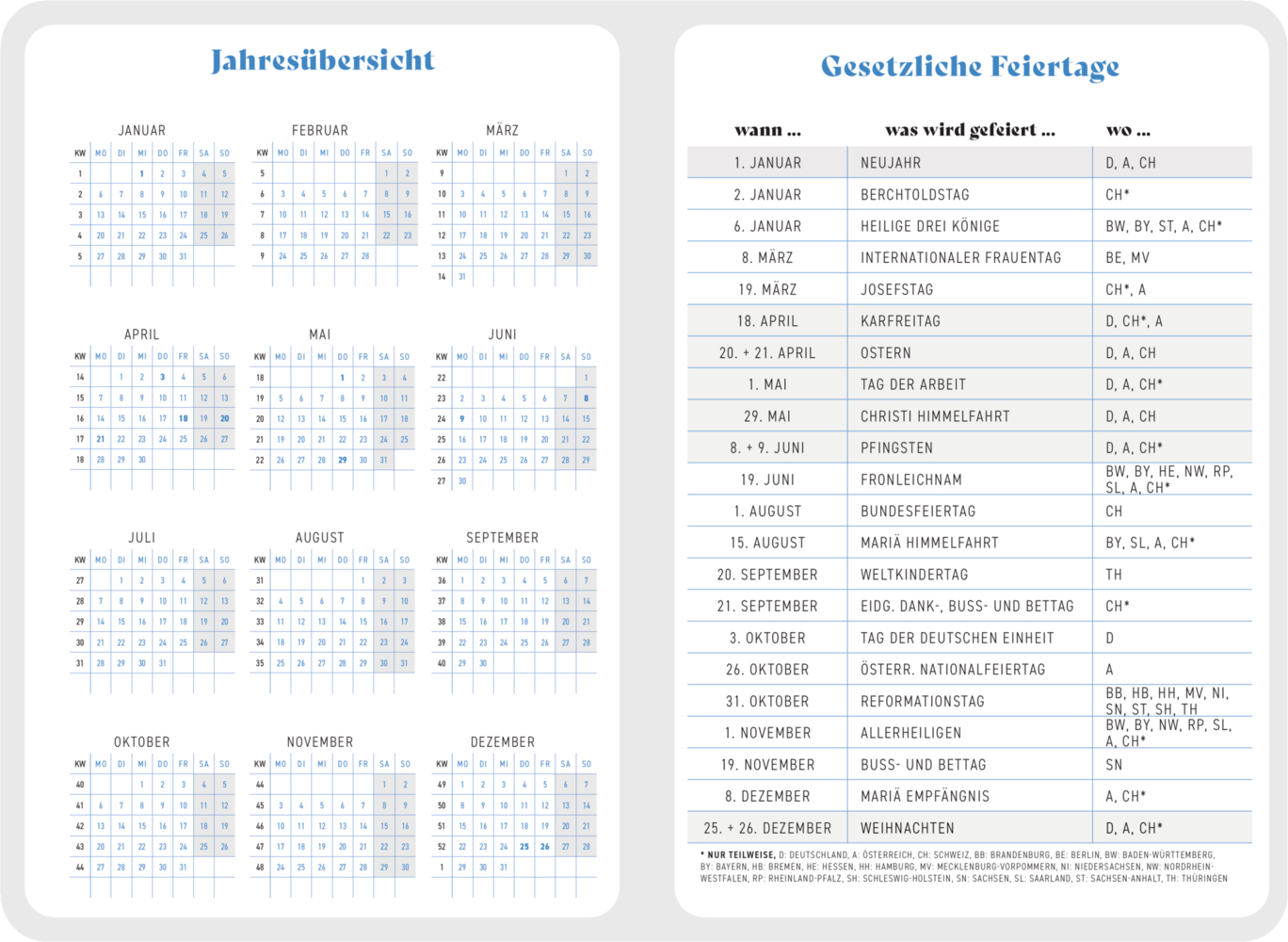 Bild: 4050003955292 | Großer Wochenkalender | Kalender | 112 S. | Deutsch | 2025