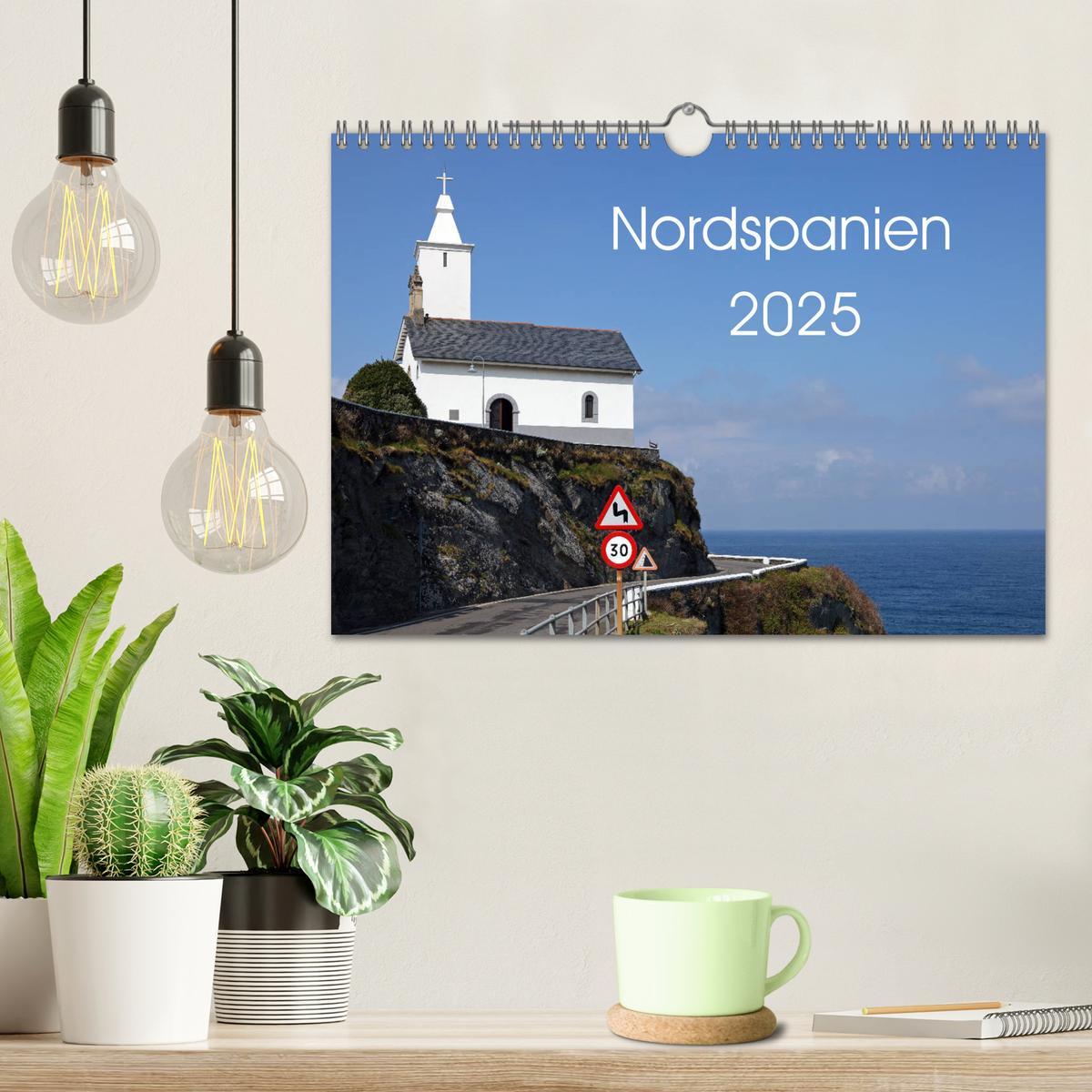 Bild: 9783435385010 | Nordspanien (Wandkalender 2025 DIN A4 quer), CALVENDO Monatskalender