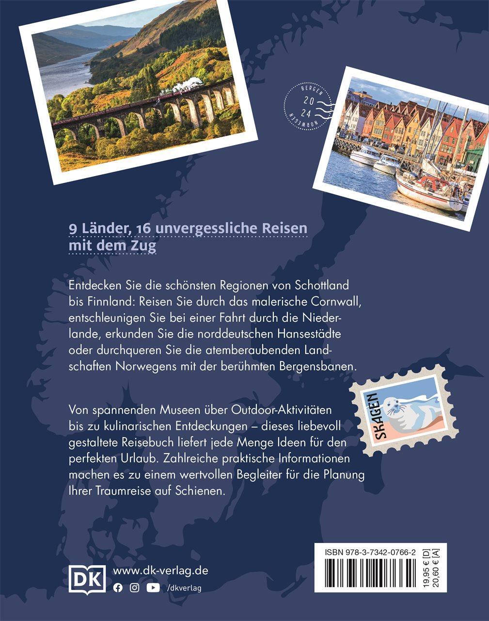 Rückseite: 9783734207662 | Urlaub mit dem Zug: Nördliches Europa | DK Verlag - Reise | Buch