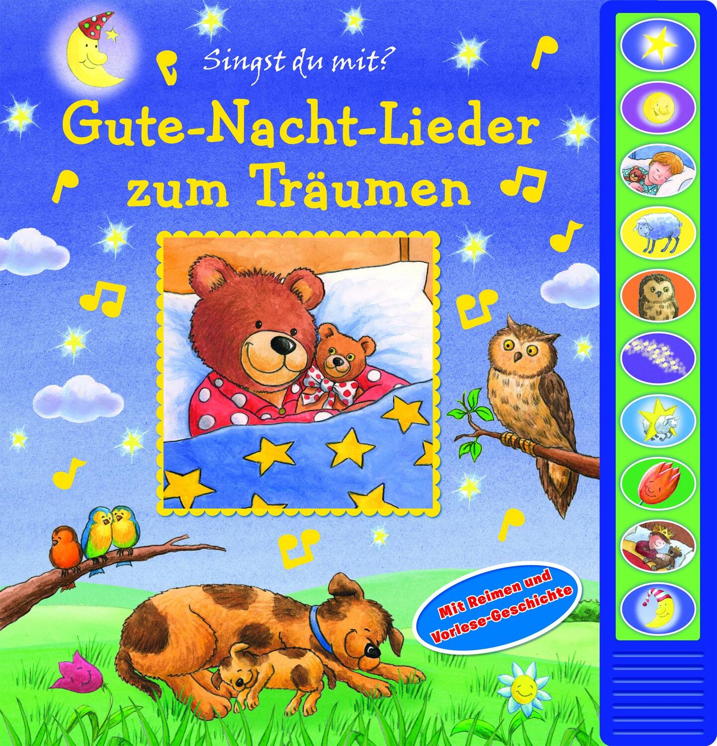 Cover: 9781503739406 | Gute-Nacht-Lieder zum Träumen - Vorlese-Pappbilderbuch mit 10...