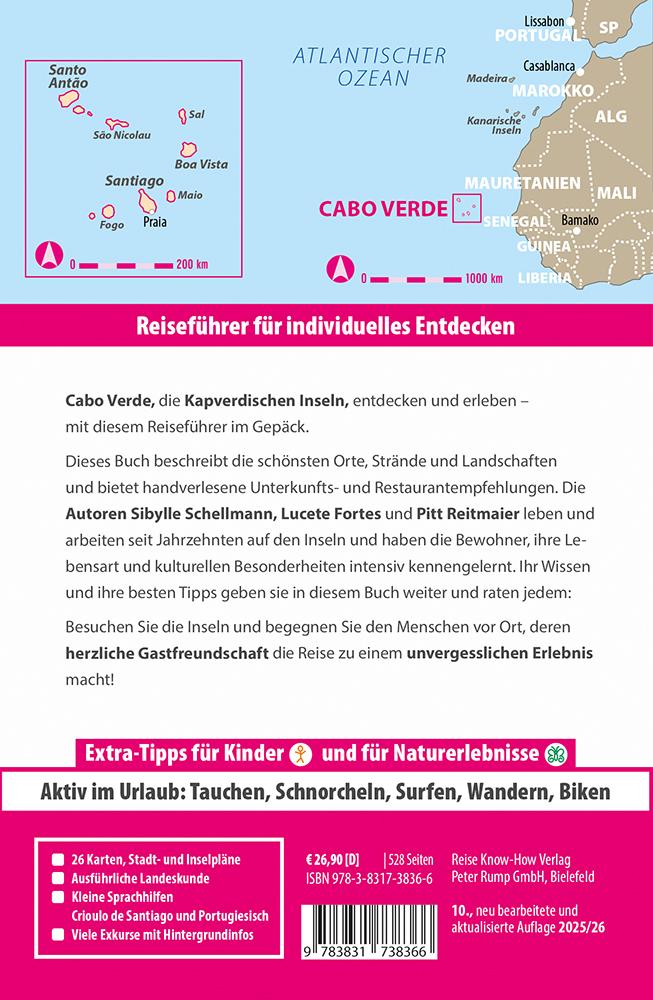 Rückseite: 9783831738366 | Reise Know-How Reiseführer Cabo Verde - Kapverdische Inseln | Buch