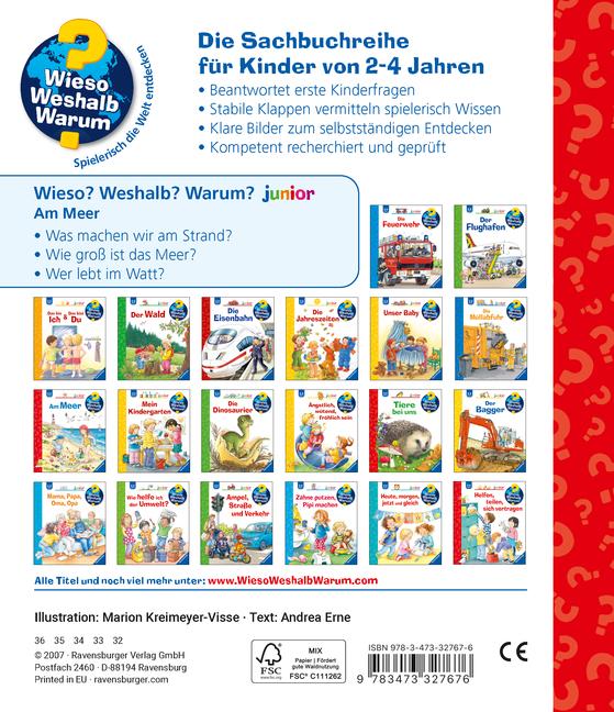 Bild: 9783473327676 | Wieso? Weshalb? Warum? junior, Band 17: Am Meer | Andrea Erne | Buch