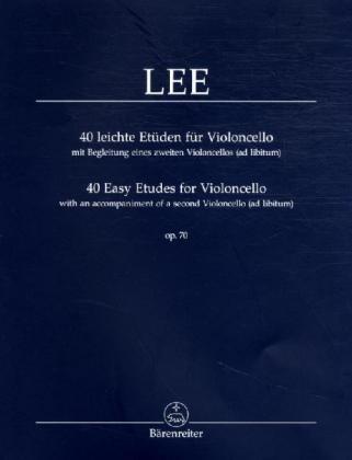 Cover: 9790006533947 | 40 leichte Etüden für Violoncello op.70, mit Begleitung eines...