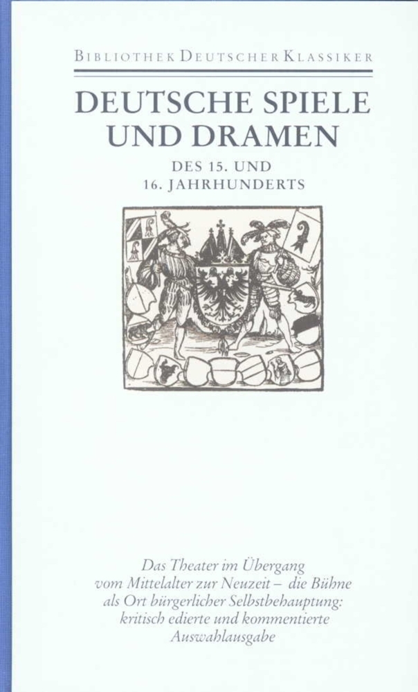 Cover: 9783618663201 | Deutsche Spiele und Dramen des 15. und 16. Jahrhunderts | Thomke