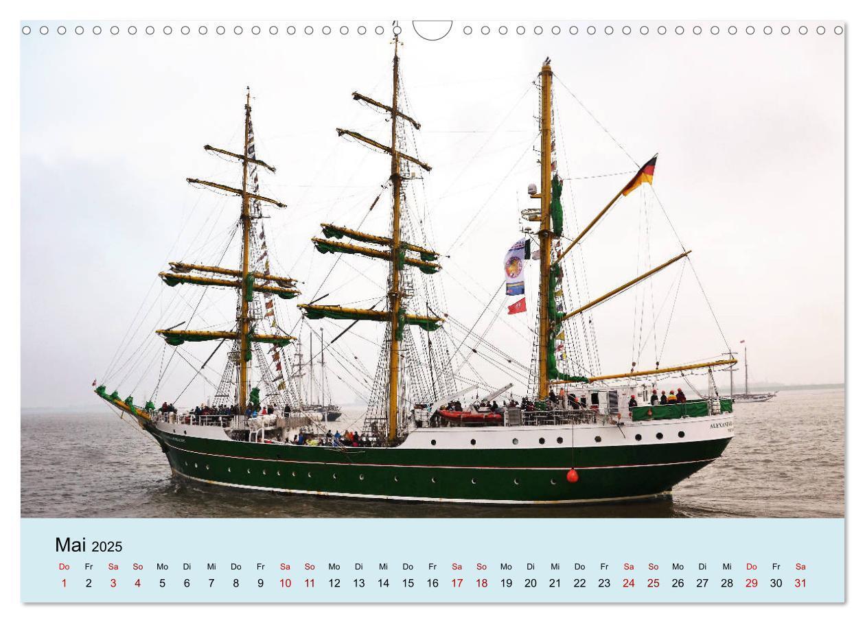 Bild: 9783435439270 | Parade der Windjammer - 2025 (Wandkalender 2025 DIN A3 quer),...