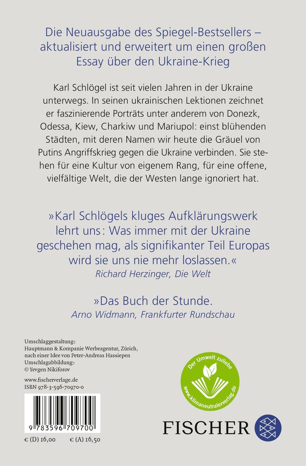 Rückseite: 9783596709700 | Entscheidung in Kiew | Karl Schlögel | Taschenbuch | 304 S. | Deutsch