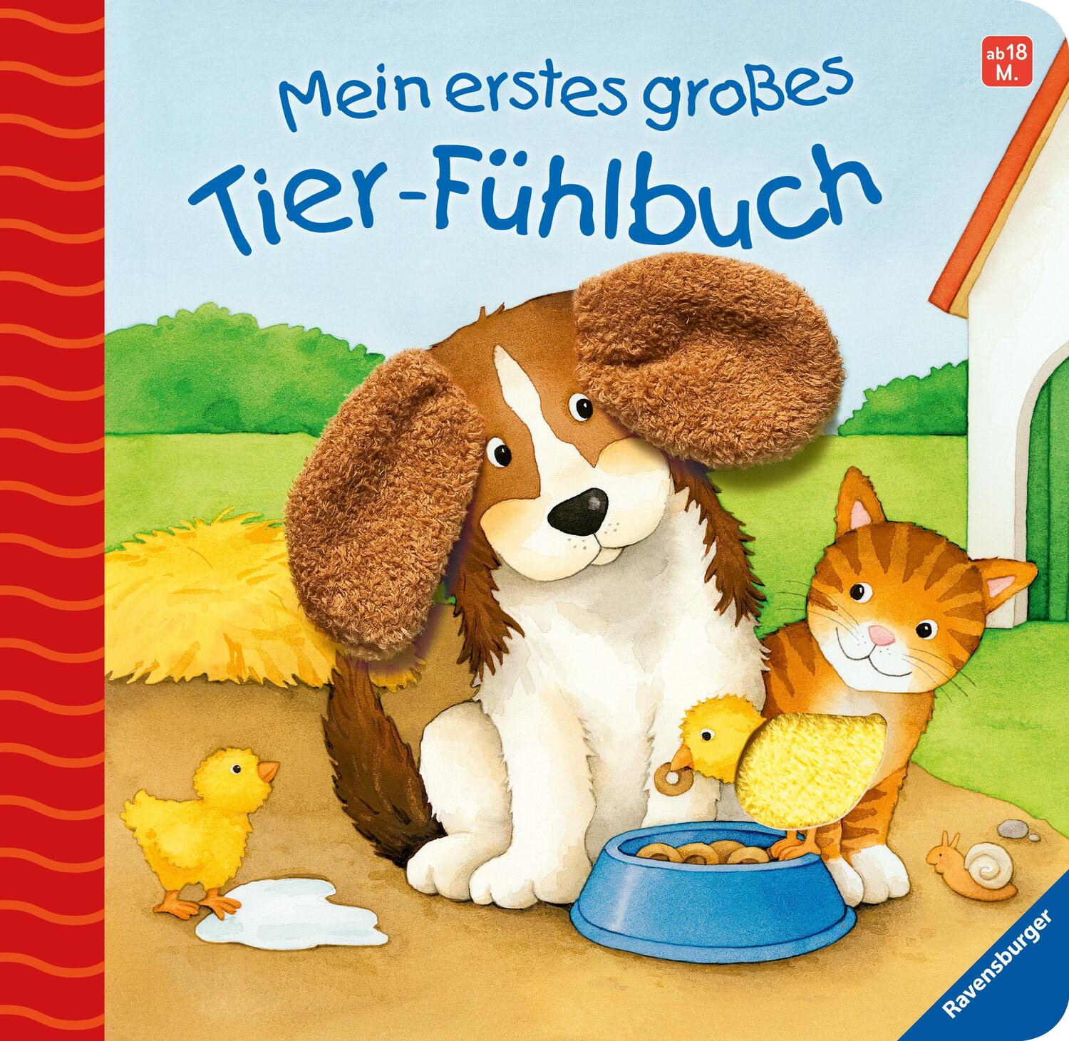 Cover: 9783473432998 | Mein erstes großes Tier-Fühlbuch | Ab 18 Monate | Sandra Grimm | Buch