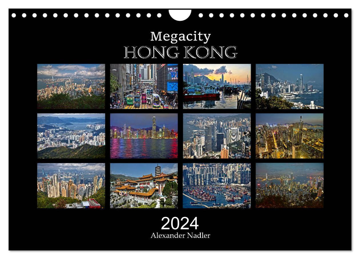 Cover: 9783675812949 | Megacity Hong Kong (Wandkalender 2024 DIN A4 quer), CALVENDO...