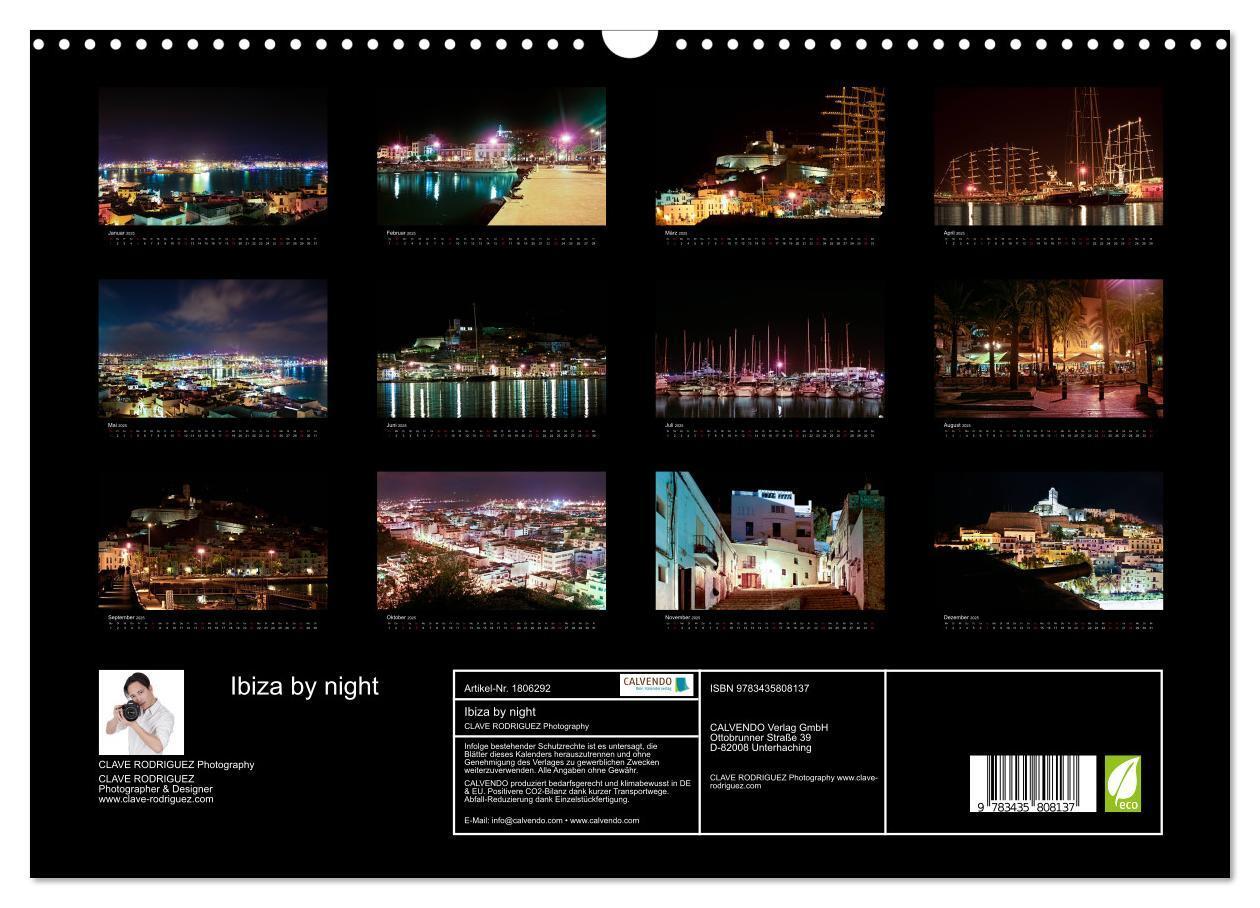 Bild: 9783435808137 | Ibiza by night (Wandkalender 2025 DIN A3 quer), CALVENDO...