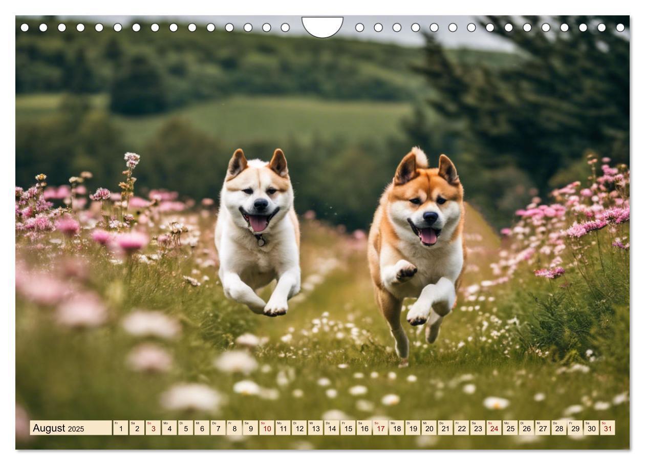 Bild: 9783457071649 | Akita Inu - Inbegriff der Treue (Wandkalender 2025 DIN A4 quer),...