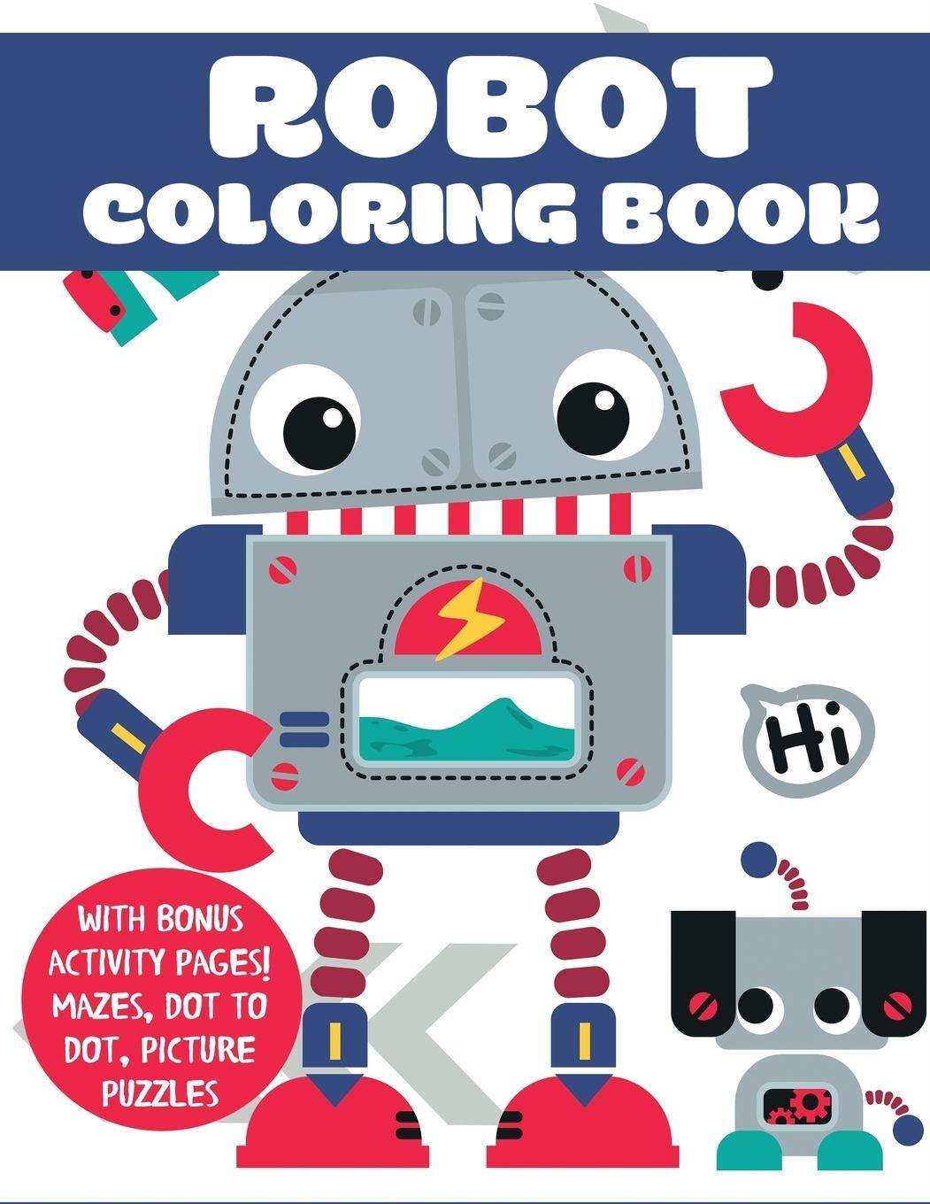Cover: 9781949651362 | Robot Coloring Book | Blue Wave Press | Taschenbuch | Paperback | 2019