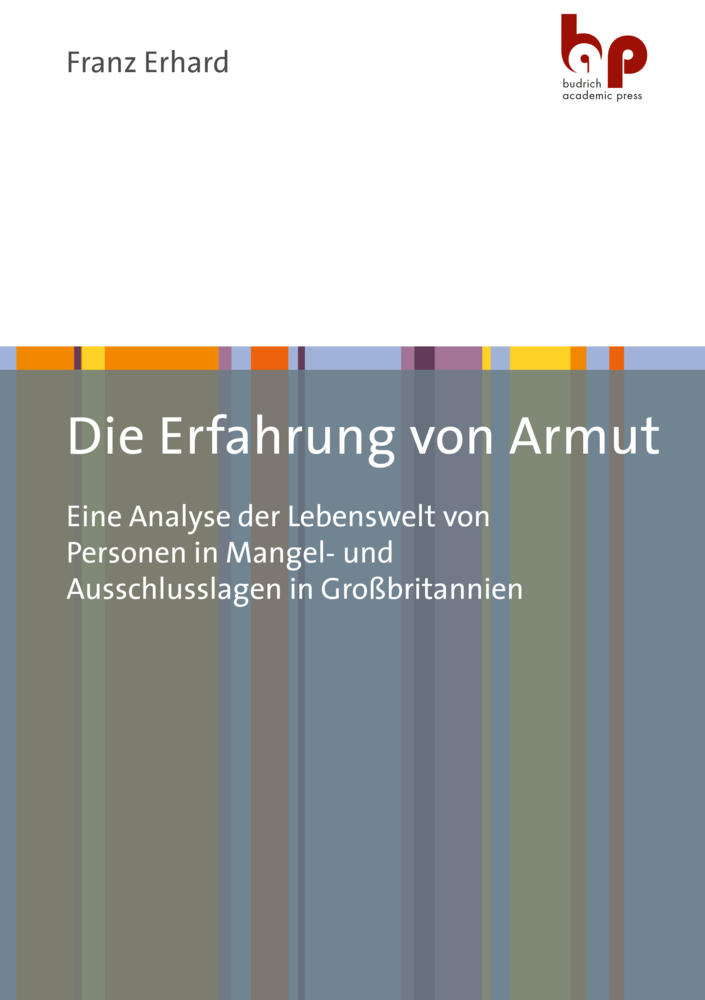 Cover: 9783966650342 | Die Erfahrung von Armut | Franz Erhard | Taschenbuch | Deutsch | 2021